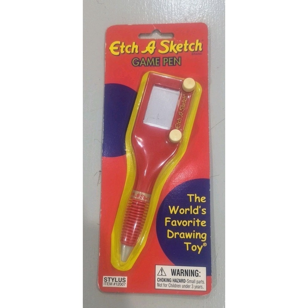 Vintage Hasbro Etch A Sketch Game Pen Collectible Toy New (Unopened Package)